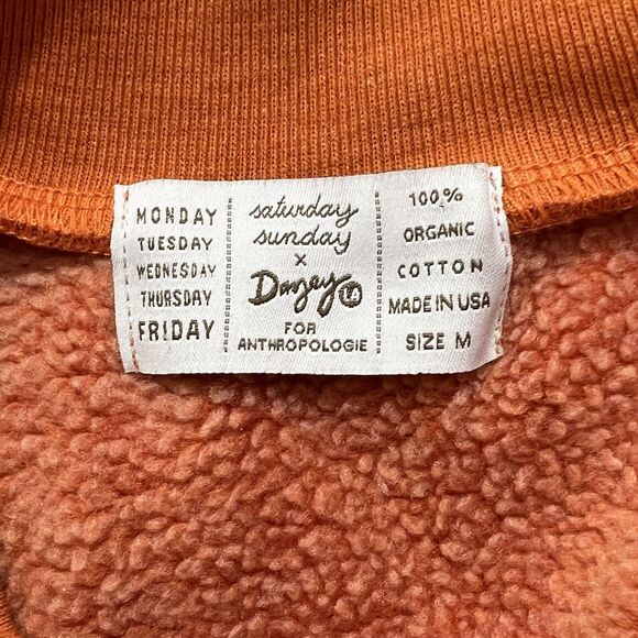 Saturday/Sunday Anthropologie Women Medium Oversized Fleece Nashville Sweatshirt - Picture 4 of 12